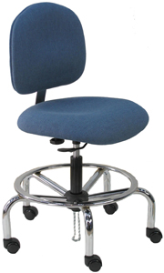 Chair - Vinyl Cushion and Chrome Base
