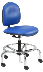 Chair - Vinyl Cushion and Chrome Base