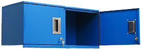 Workbench - Overhead Hinged Door Cabinets