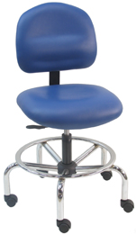 Chair - Vinyl Cushion and Chrome Base